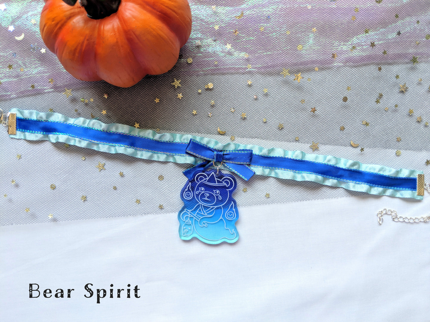 Rabbit & Bear Spirit Halloween Choker Collar