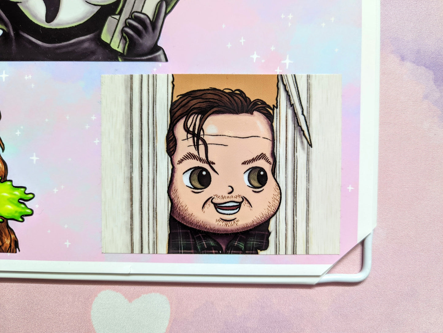 Horror Movies Chibi Peekers Car Decals