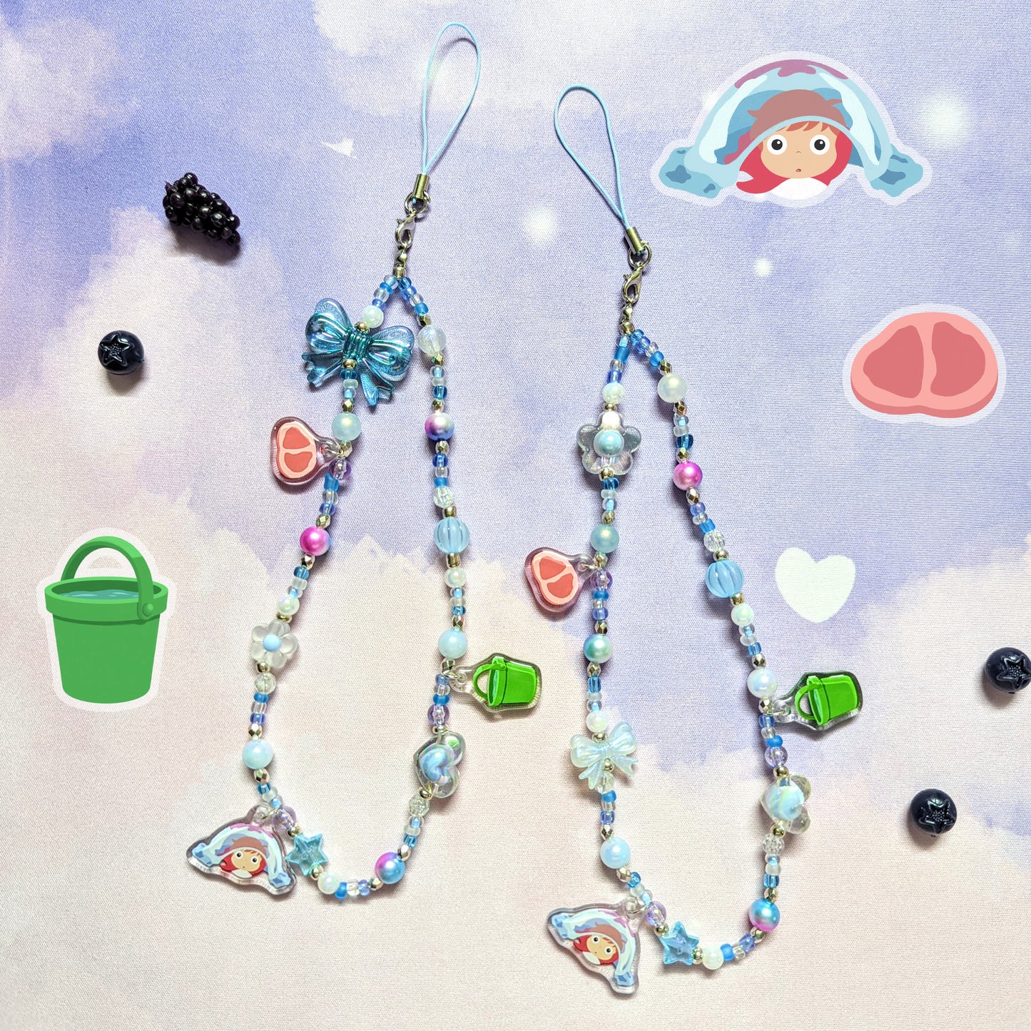 Ponyo Handmade Acrylic Phone Charm