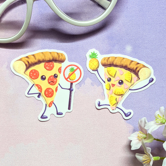 Pizza Buddies Vinyl Stickers