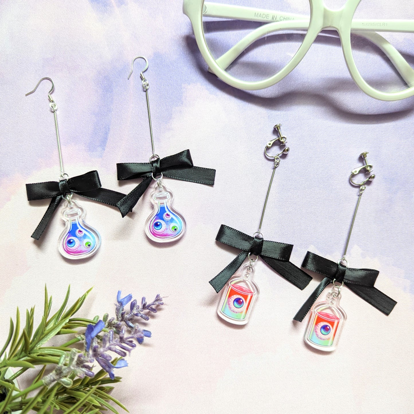 Eyeball in Jar Earrings