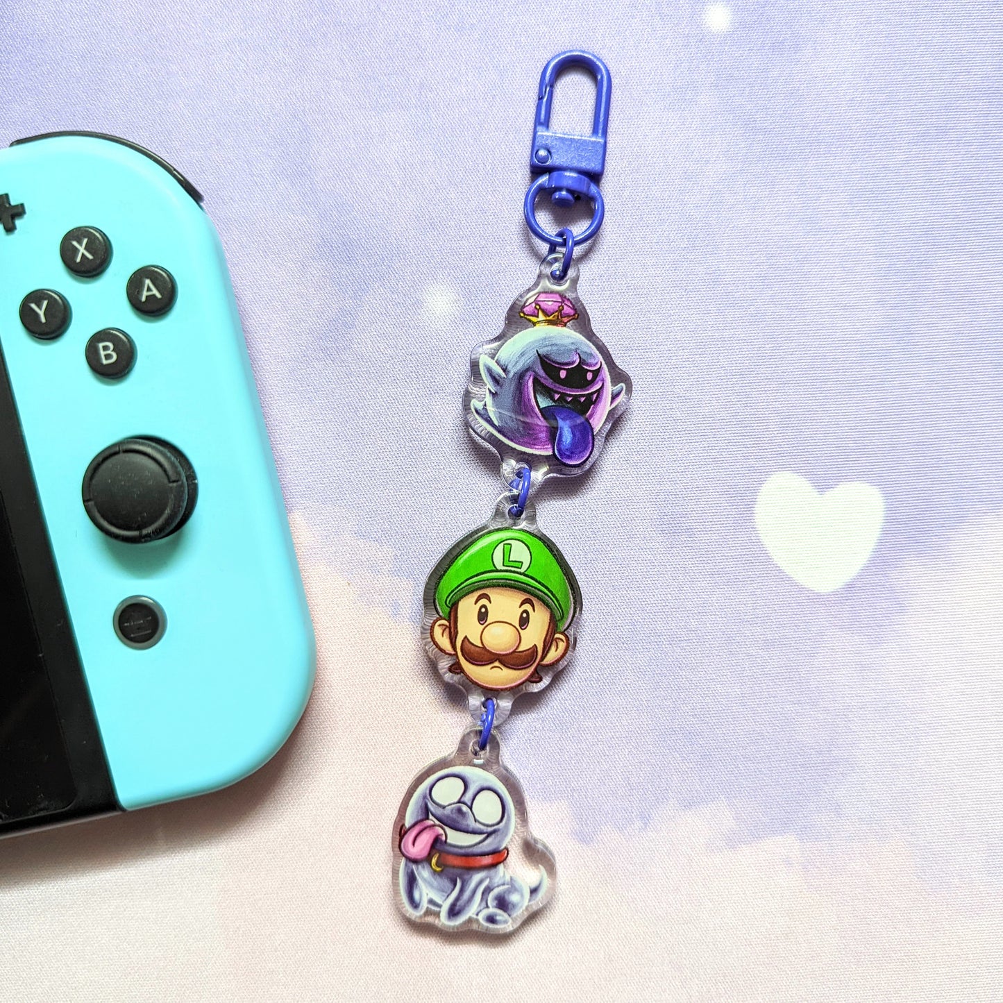 Luigi 3-in-1 Linking Acrylic Keychain