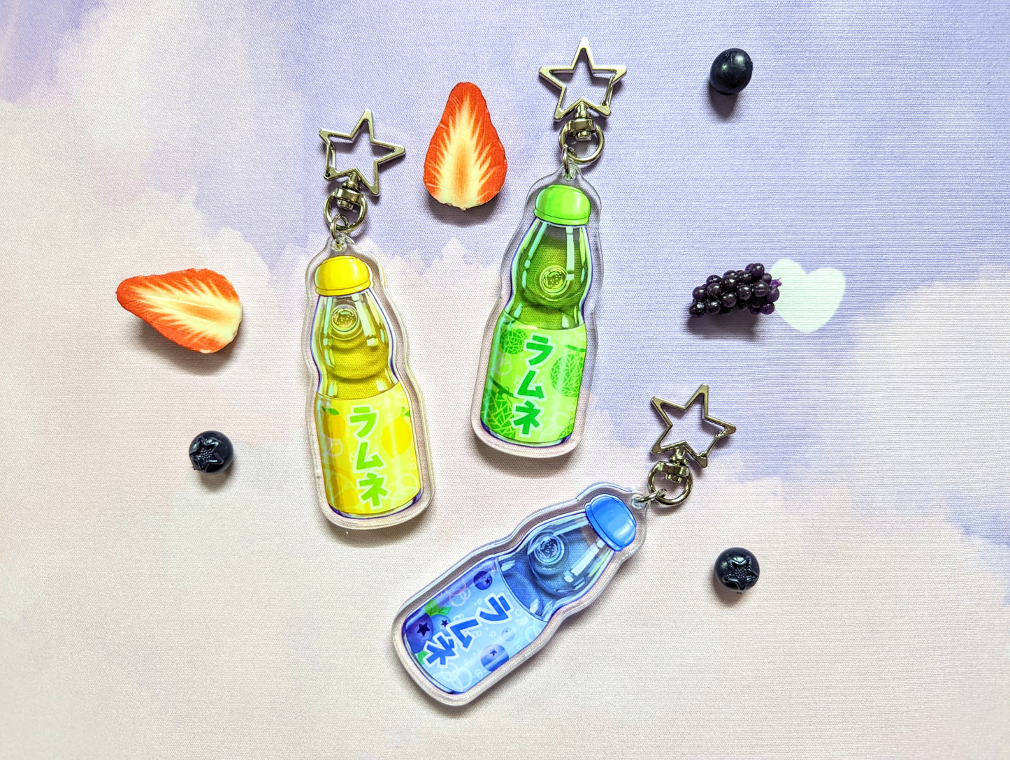 Ramune Soda Shaker Acrylic Keychain