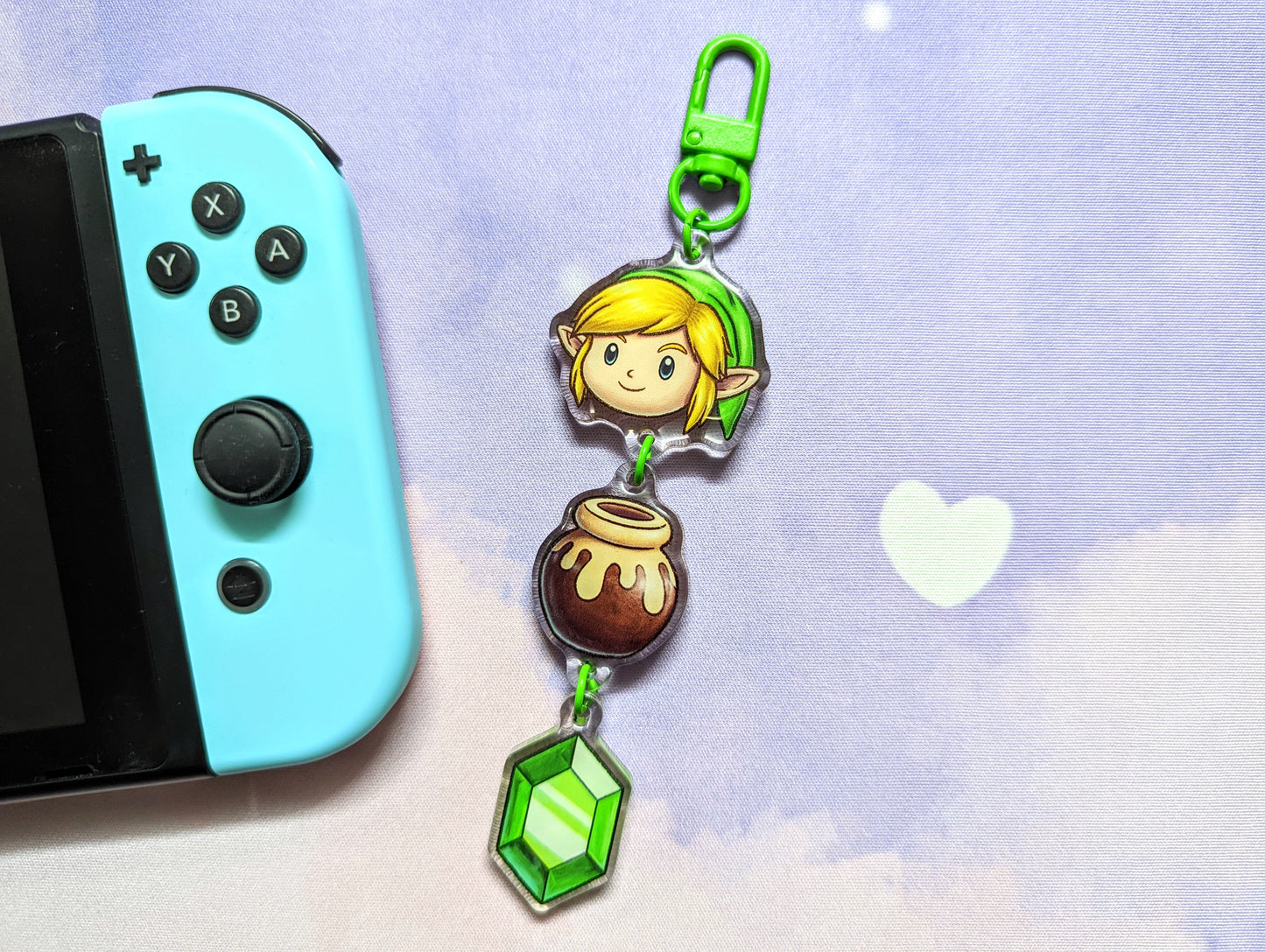 Link (The Legend of Zelda) 3-in-1 Linking Acrylic Keychain