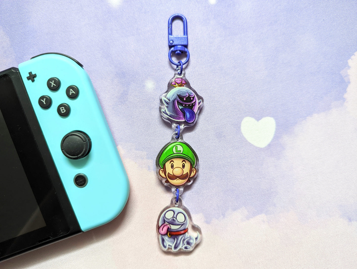 Luigi 3-in-1 Linking Acrylic Keychain