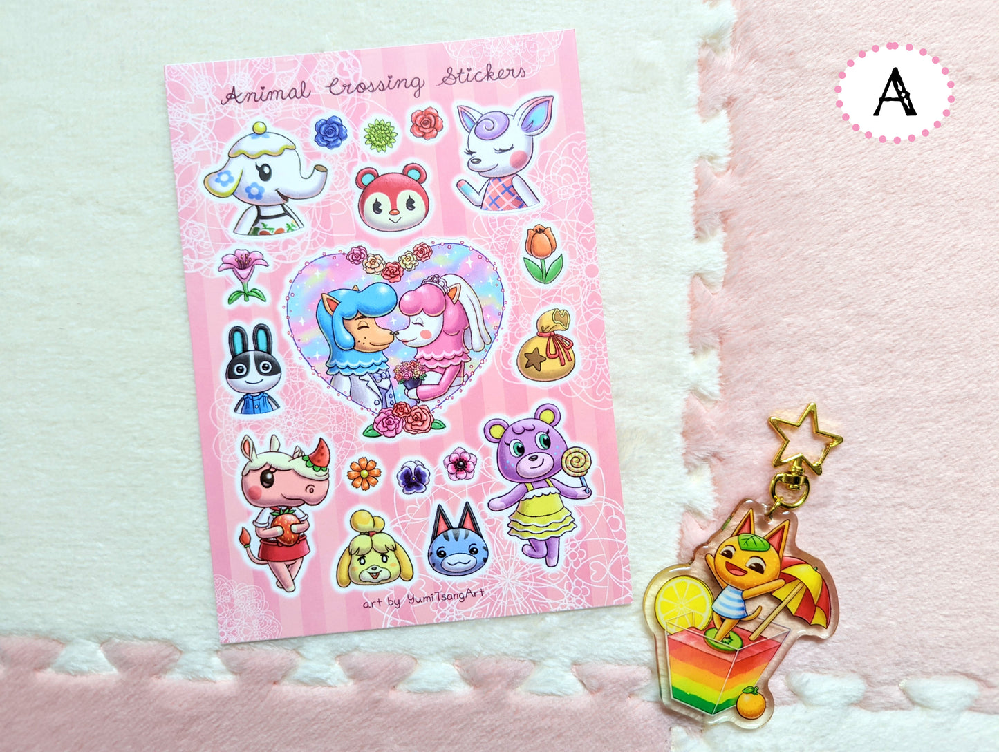 Animal Crossing Vinyl Sticker Sheet