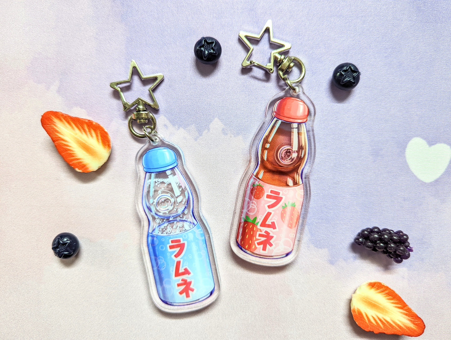 Ramune Soda Shaker Acrylic Keychain