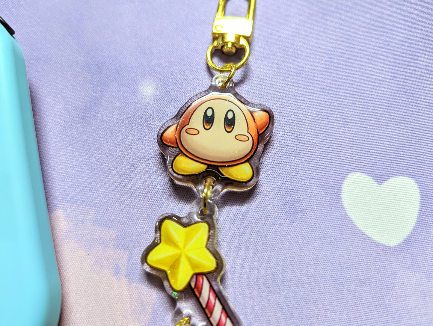 Kirby 3-in-1 Linking Acrylic Keychain