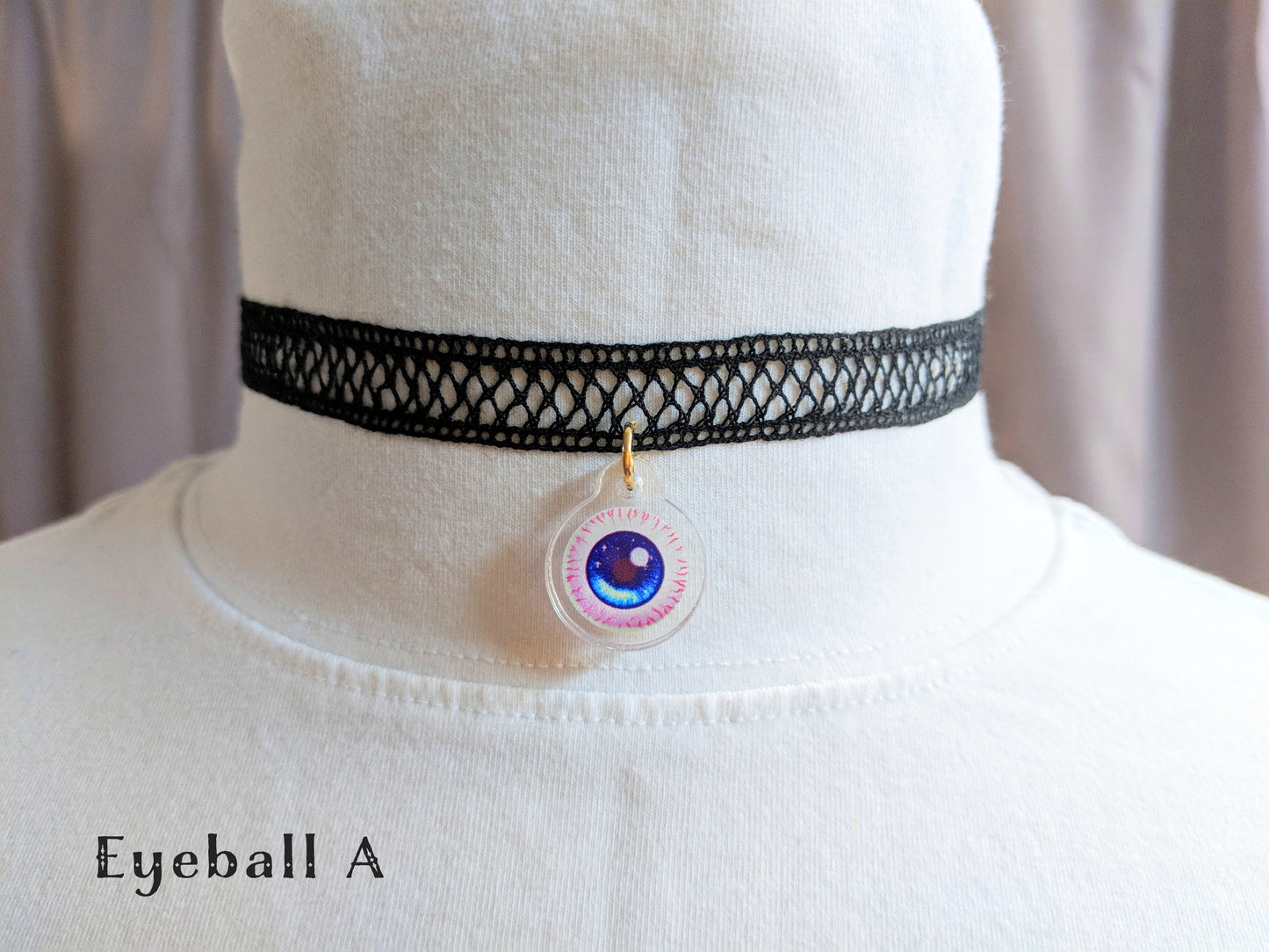 Eyeball Black Choker