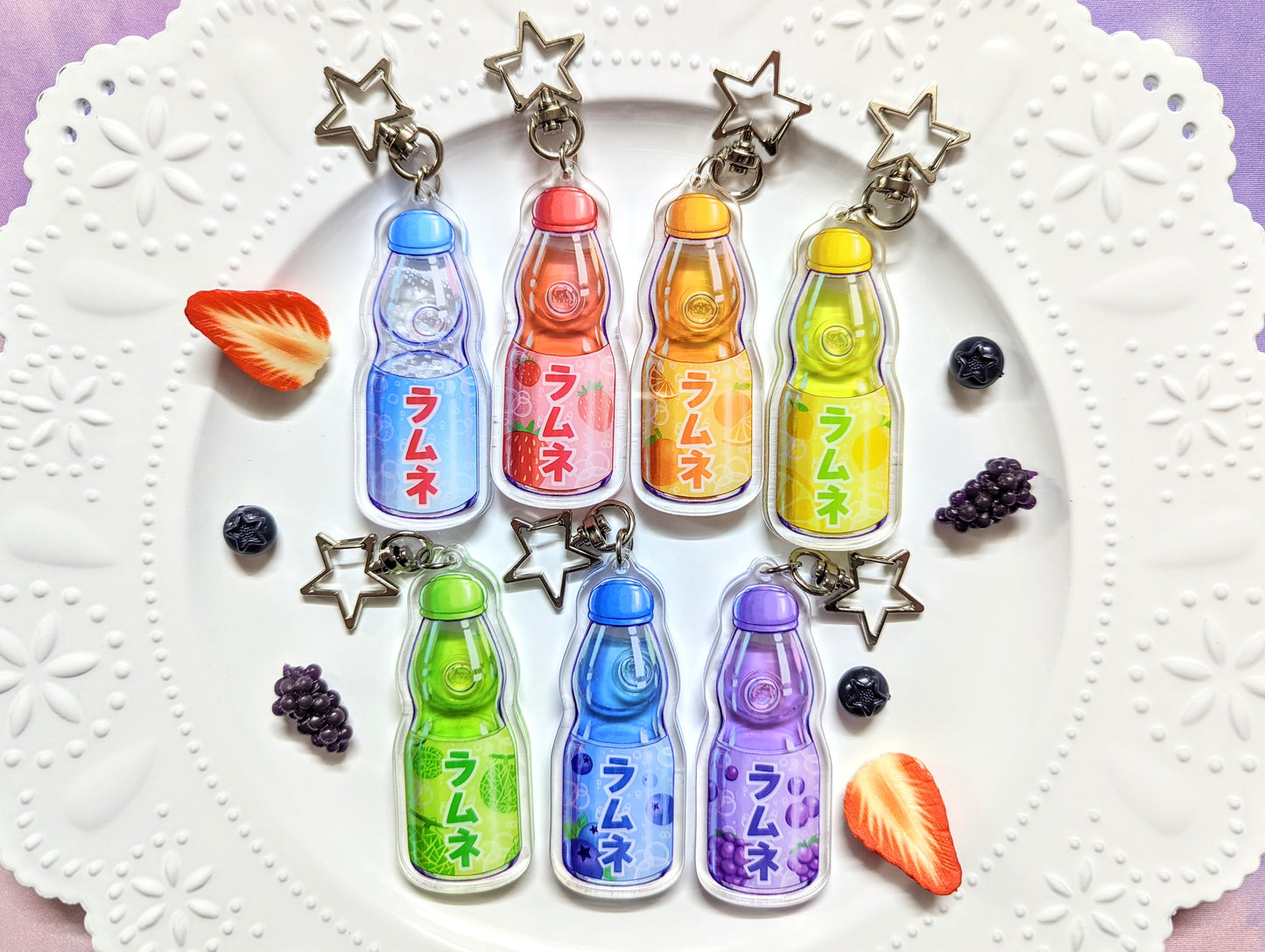 Ramune Soda Shaker Acrylic Keychain