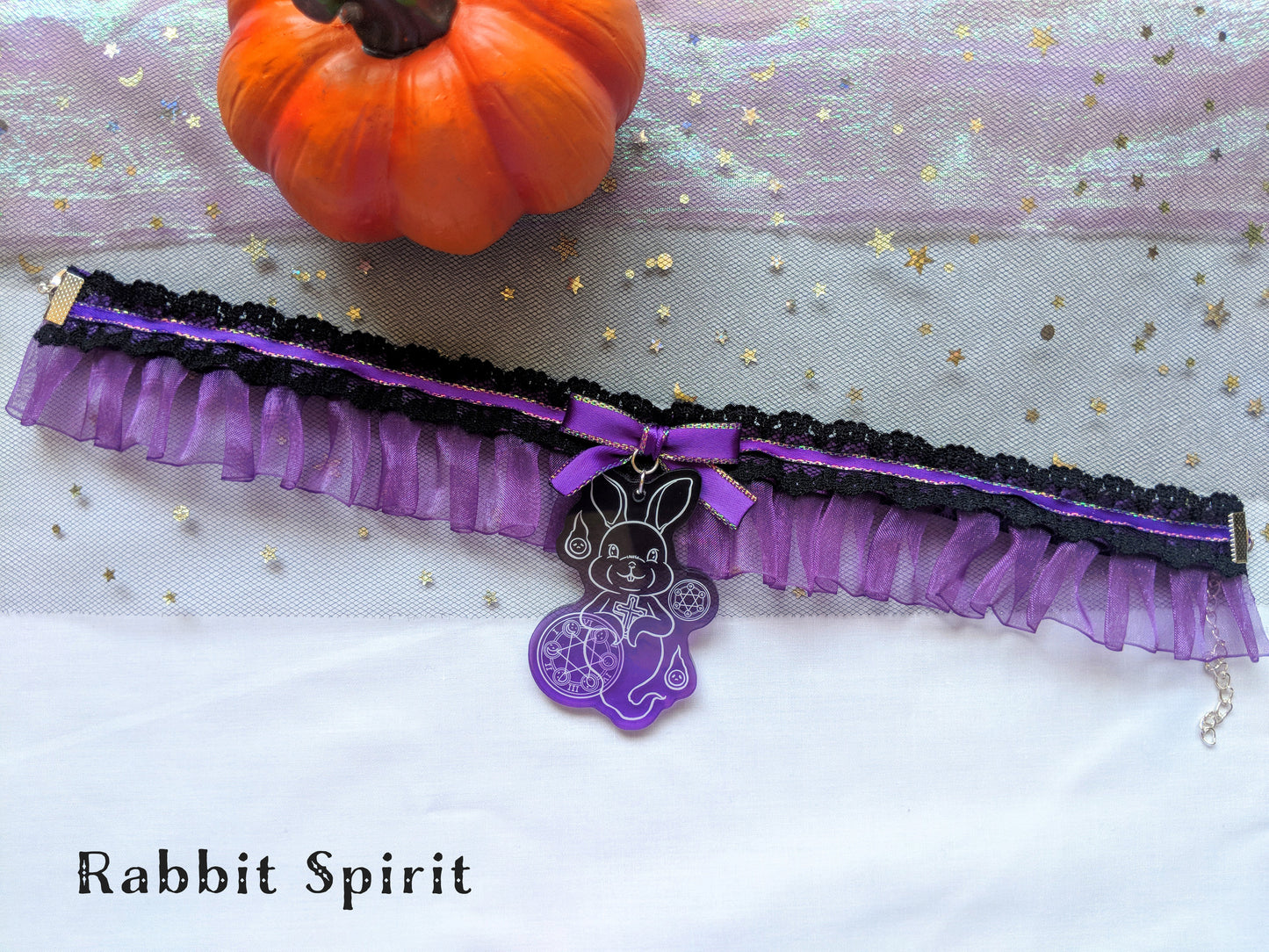 Rabbit & Bear Spirit Halloween Choker Collar