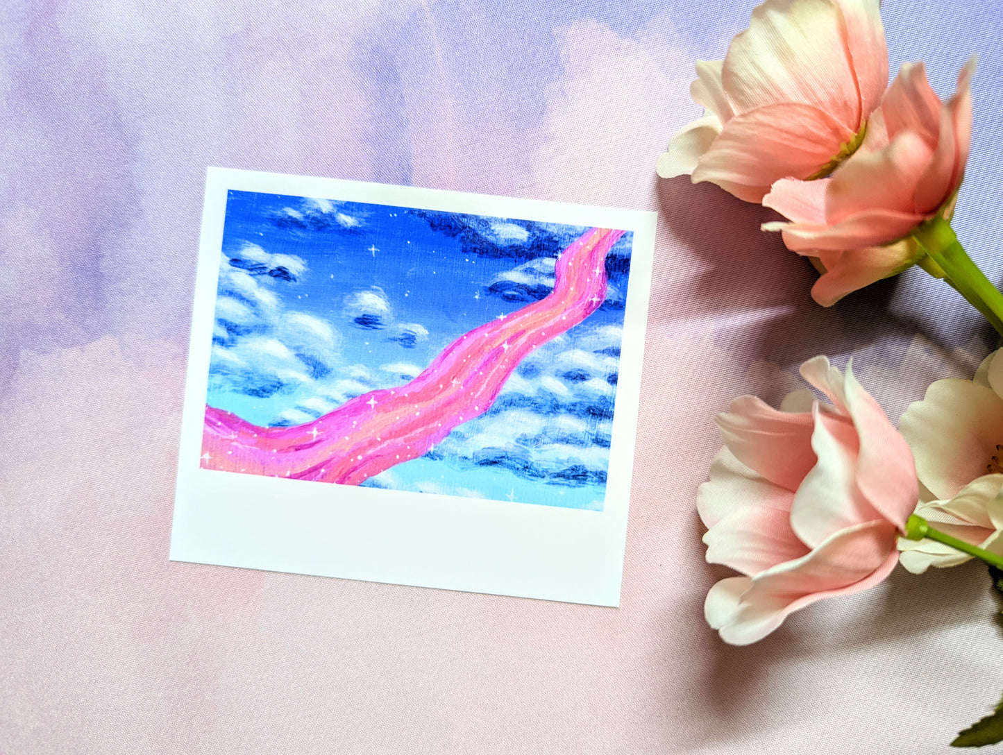 Aesthetic Sky Polaroid Style Art Print