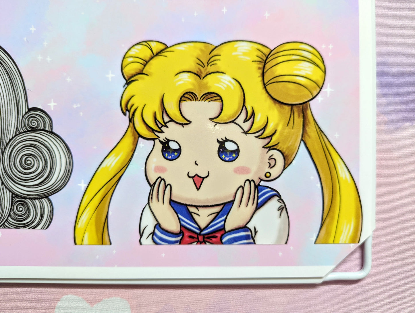 Sailor Moon Chibi Peeker Car Decal