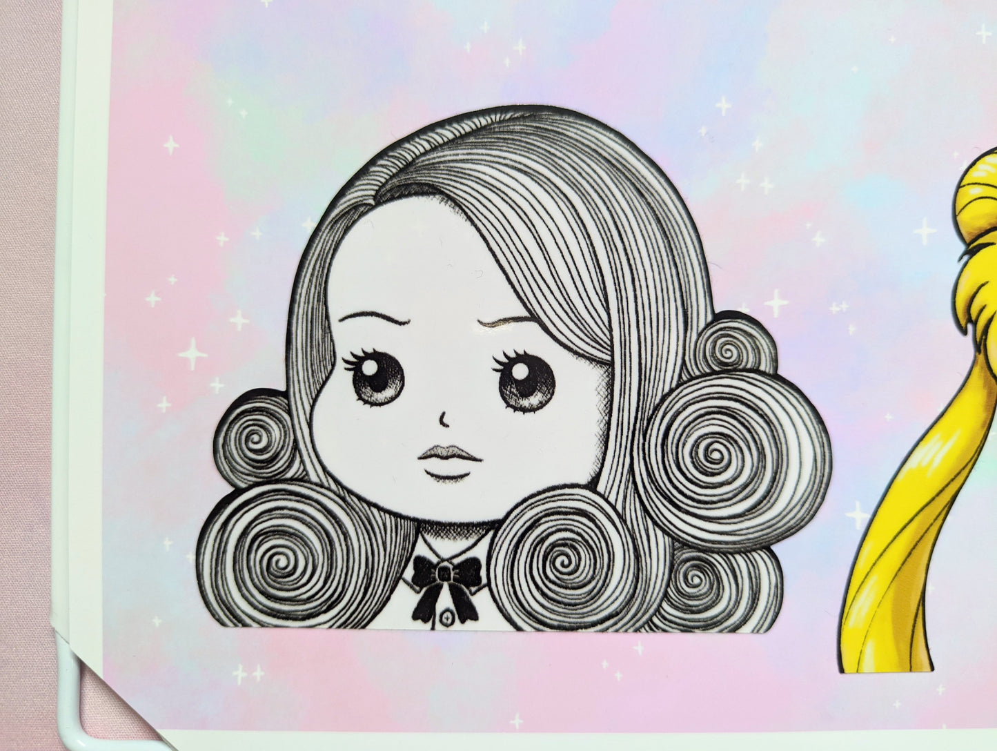 Horror Manga Junji Ito Chibi Peekers Car Decals