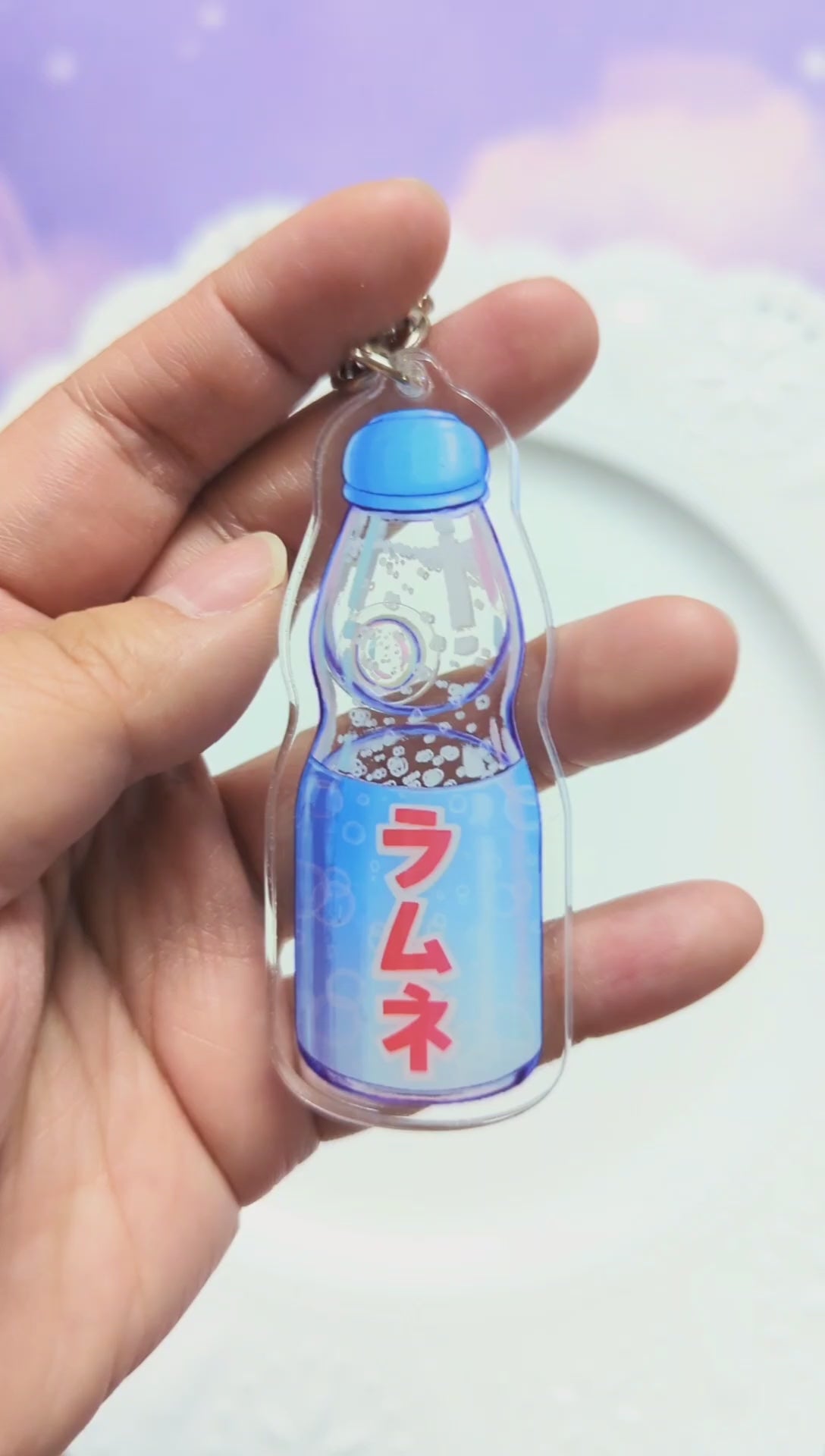 Ramune Soda Shaker Acrylic Keychain – YumiTsangArt